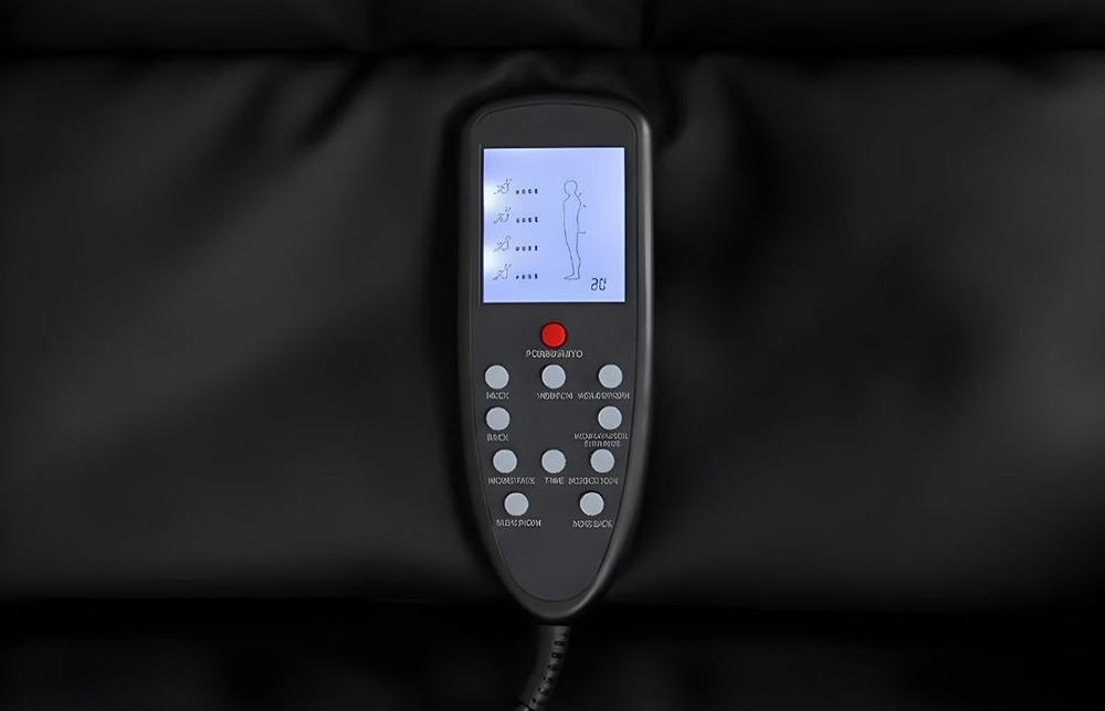 EASE Elektrischer Spa-Stuhl mit Massagefunktion - Shiatsu, Vibration & Kneten | PU Bezug | Pediküre