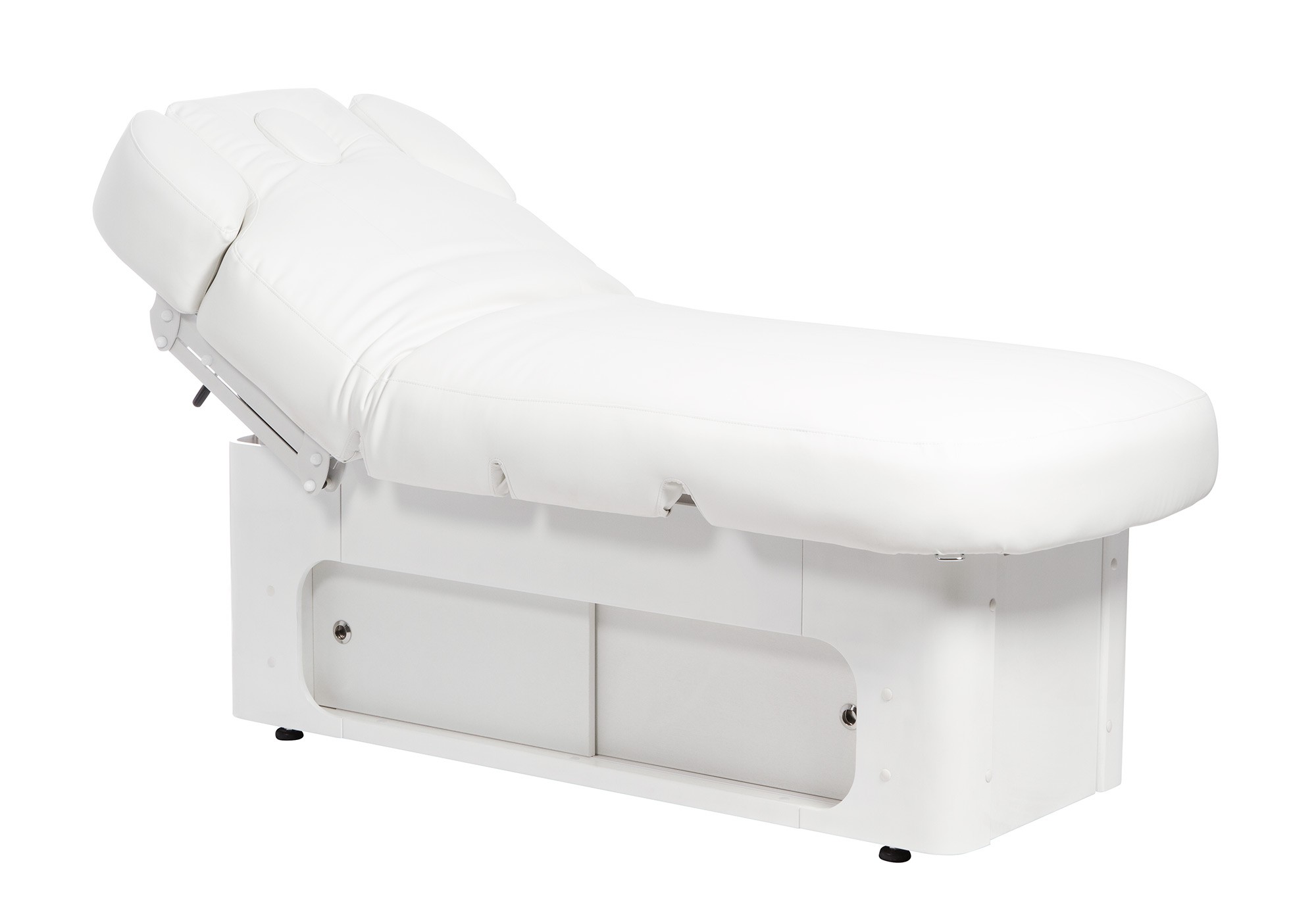 Massageliege Keid Warm in weiß mit Heizung