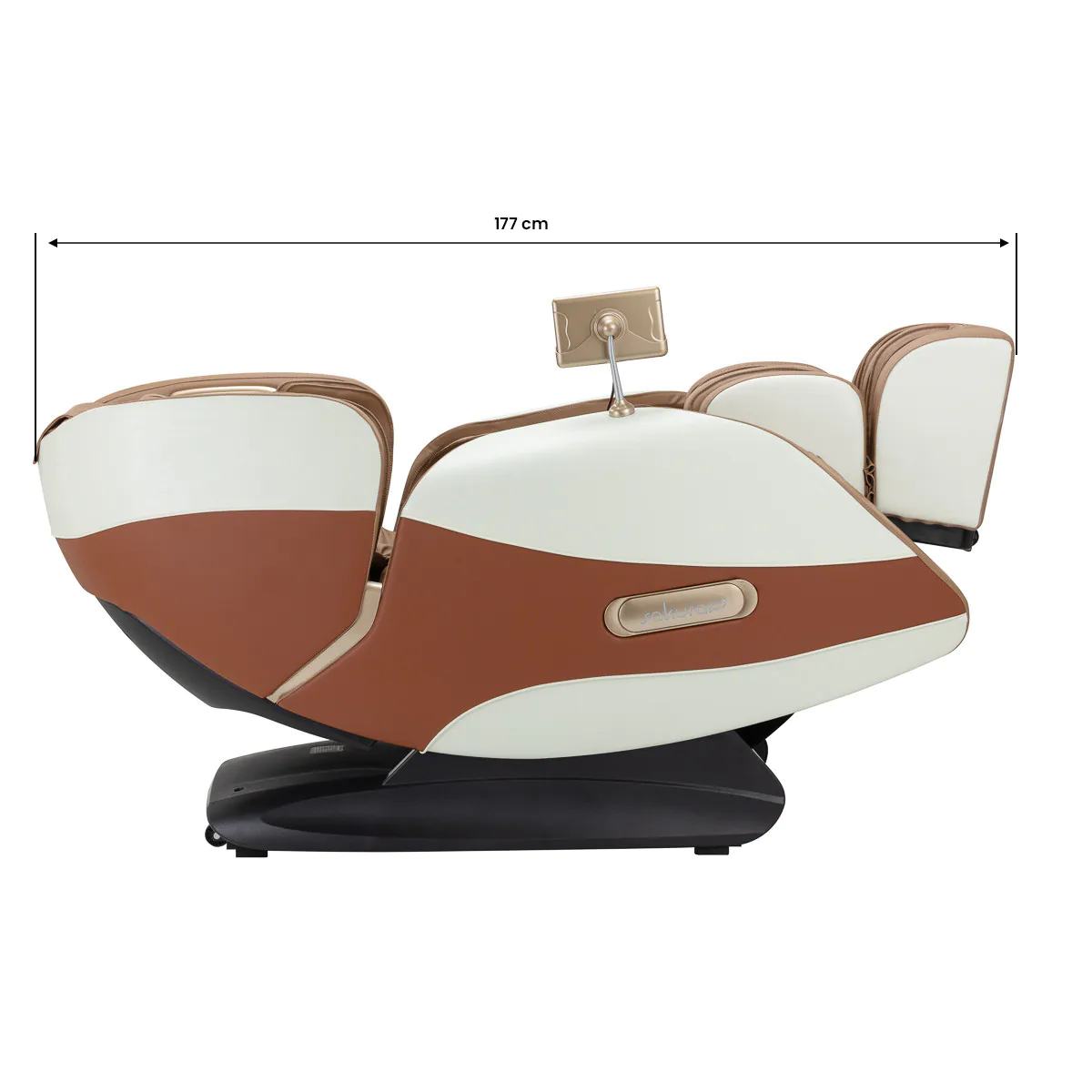 Sakura Massagesessel Luxury 808 weiß-beige