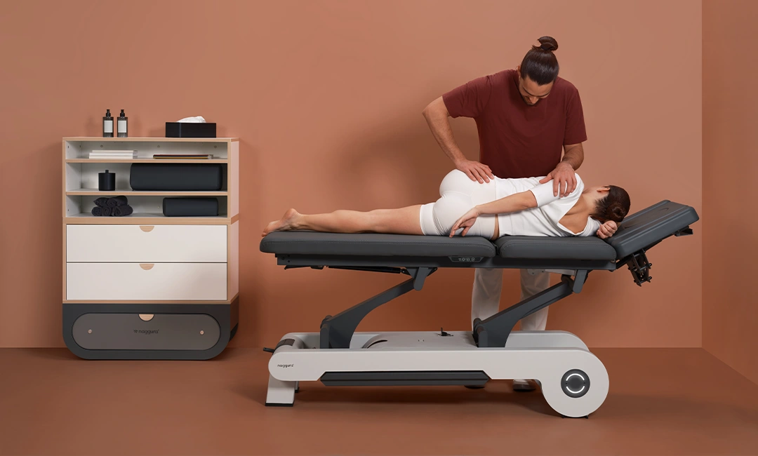 Massageliege N'Run 7 Black EVO Therapieliege elektrisch Physiotherapie SPA 7-teilig