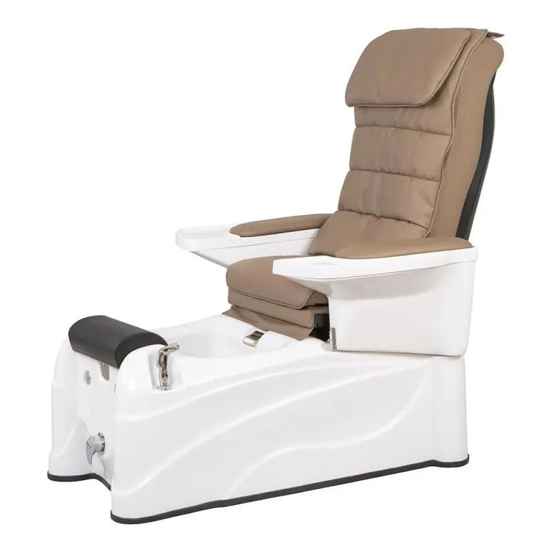 EASE Elektrischer Spa-Stuhl mit Massagefunktion – Shiatsu, Vibration & Kneten | PU Bezug | Pediküre