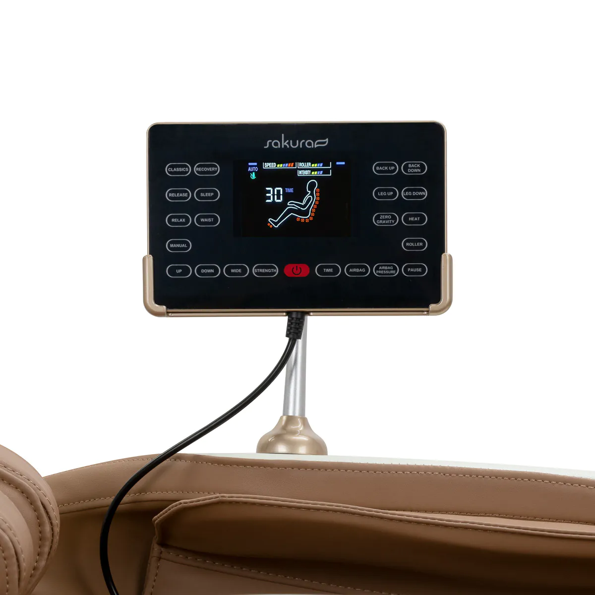 Sakura Massagesessel Luxury 808 weiß-beige