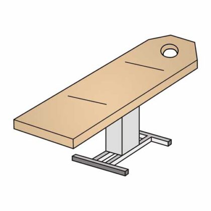 Massageliegenbezug mit Loch – Frottee Spannbezug 175–195 cm waschbar 90 °C