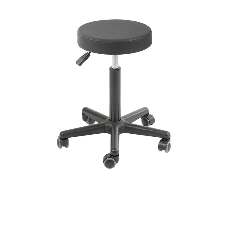 DRIVE - Rollhocker Arbeitshocker Friseurhocker Drehhocker Arbeitsstuhl schwarz