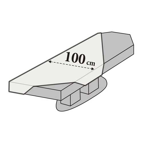 Einmalbezug Spa 18er-Set – Spinnvlies, weiß, passend für 185–215×90–100 cm