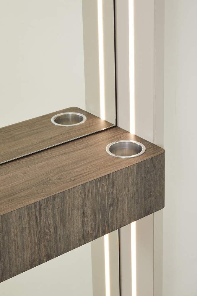 Halo – Frisierspiegel mit LED-Beleuchtung