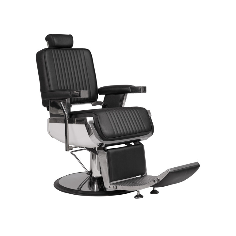 FRINGE - Friseurstuhl Bedienstuhl Friseursessel Coiffeurstuhl schwarz