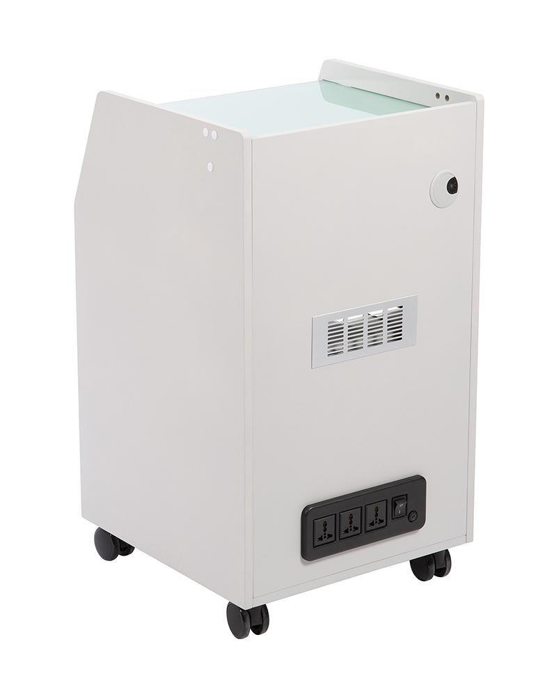 Praxisschrank Pediküre Wagen ELBA grau