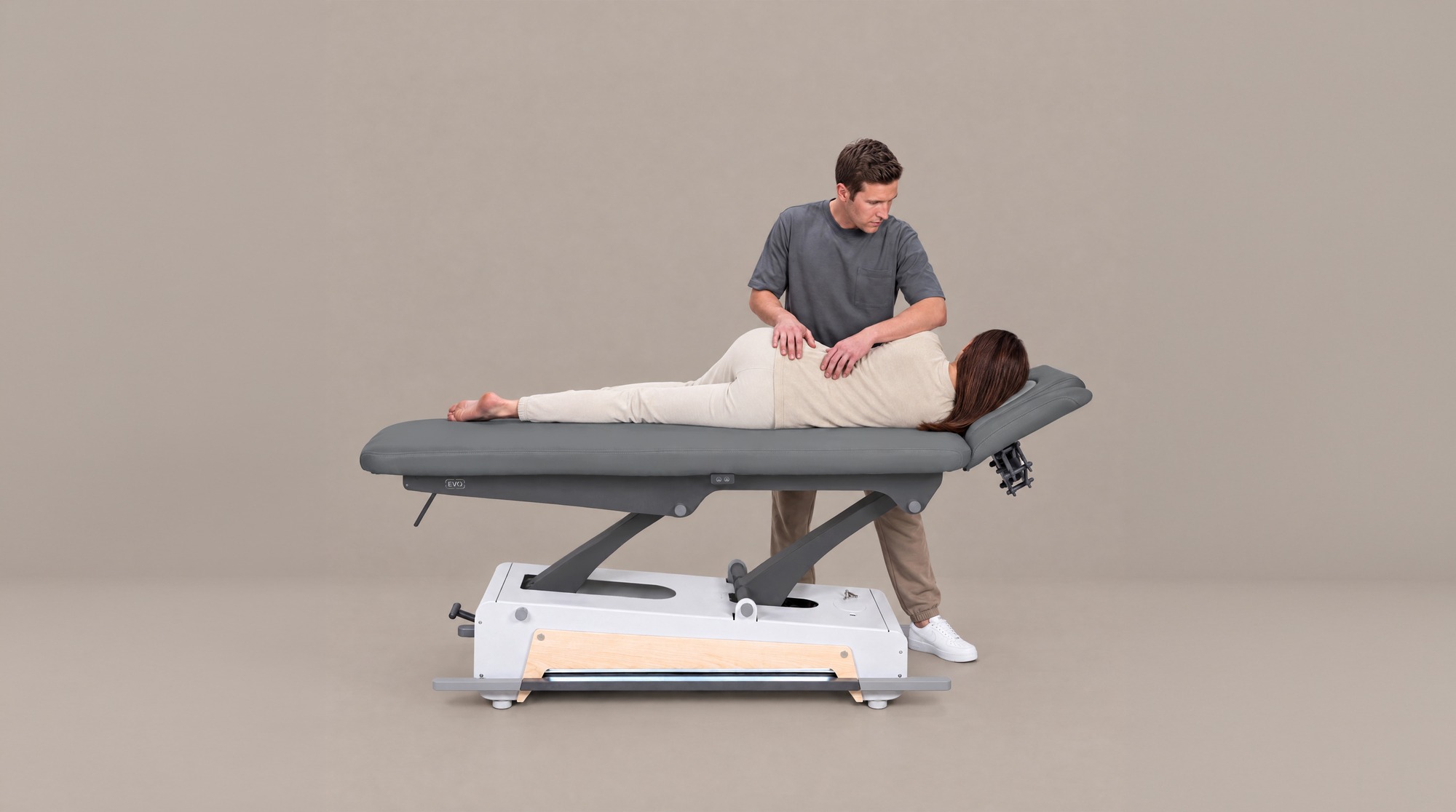 Physiotherapieliege Swop 4 Evo – elektrisch, 4-teilig, Heizung