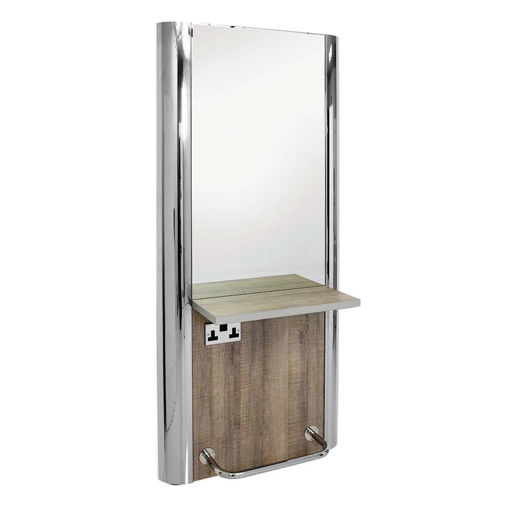 Cornell – Stylingstation mit verchromter Fußstütze