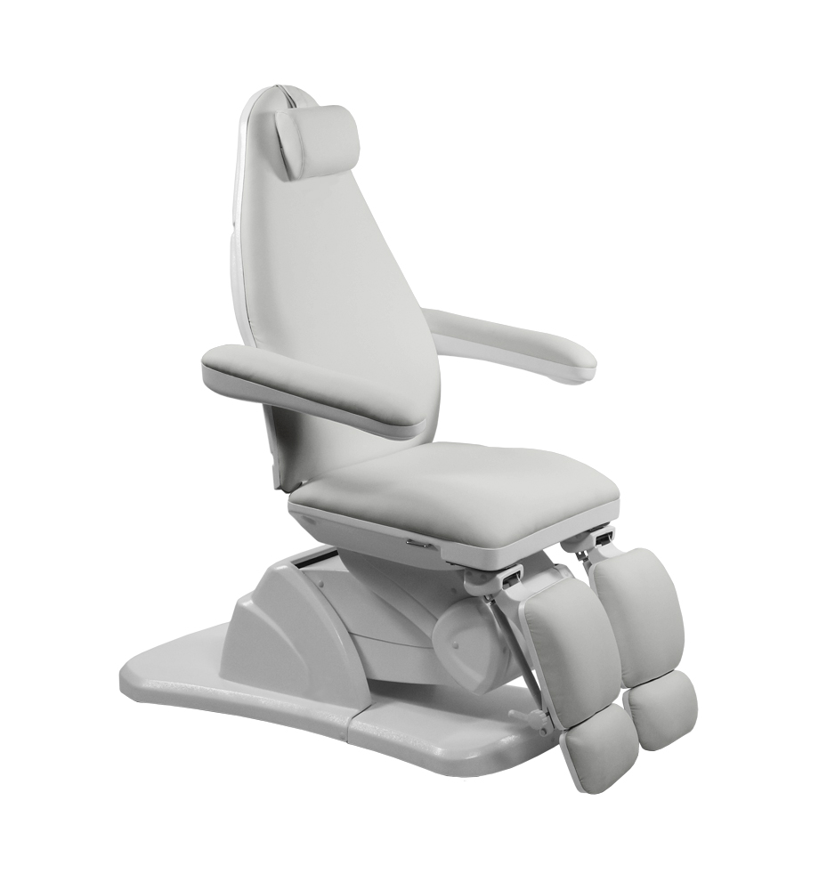 Fußpflegestuhl Queen Foot XIV Classic 3-motorig Perle