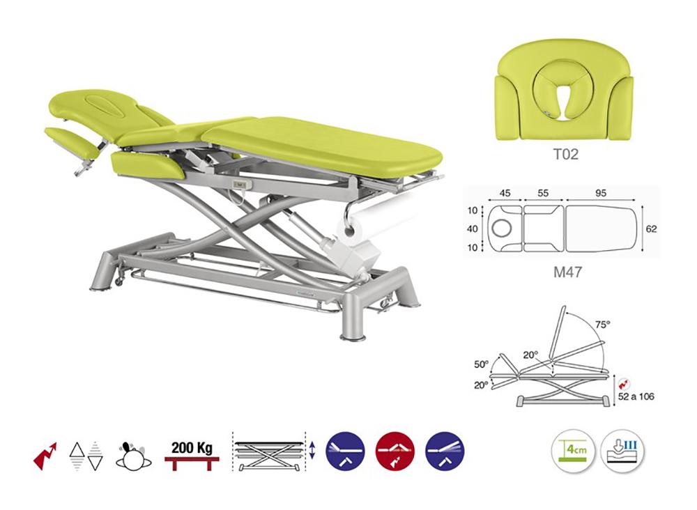 Massageliege C7931 elektrisch