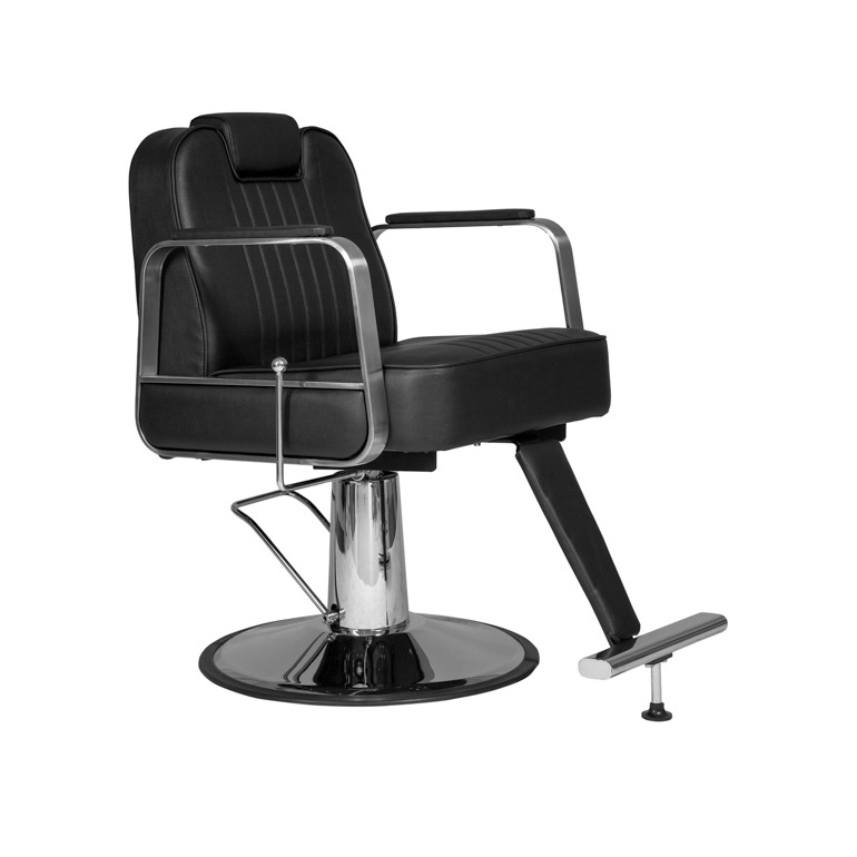 LAYER - Friseurstuhl Bedienstuhl Friseursessel Coiffeurstuhl schwarz