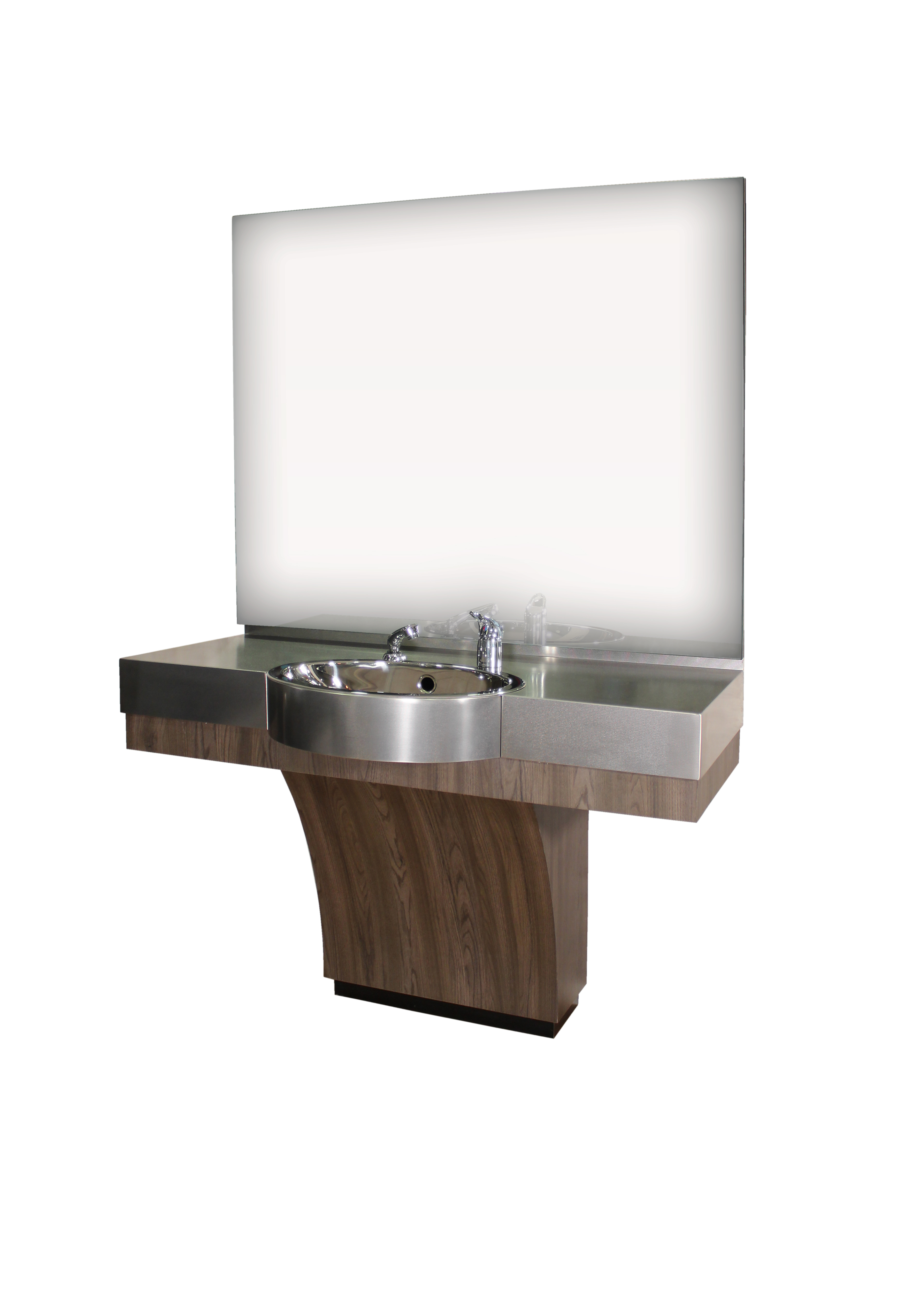Duke – Barbier-Stylingstation mit kratzfester Edelstahl-Arbeitsplatte