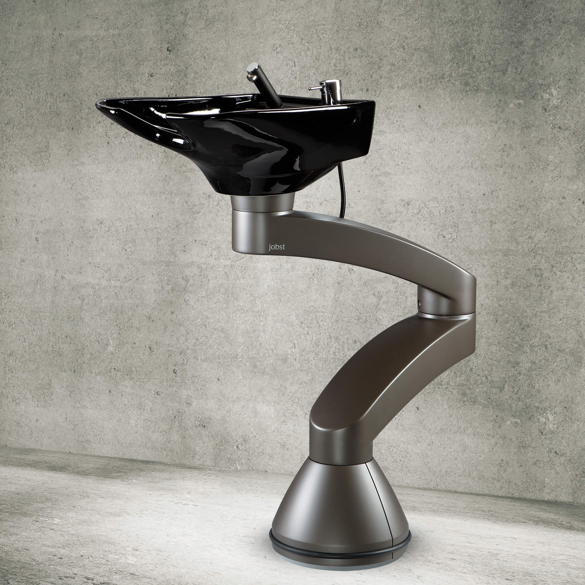 "Contura Swing" Friseur 360° Schwenkbare Rückwärtswaschanlage + Armatur Kippfunktion