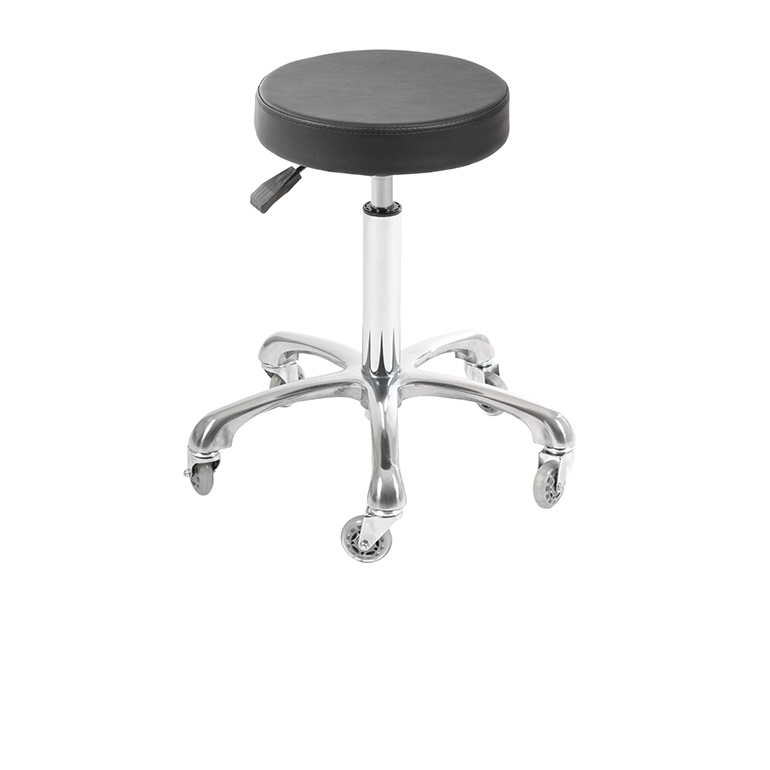 MOTION - Rollhocker Arbeitshocker Friseurhocker Drehhocker Arbeitsstuhl schwarz