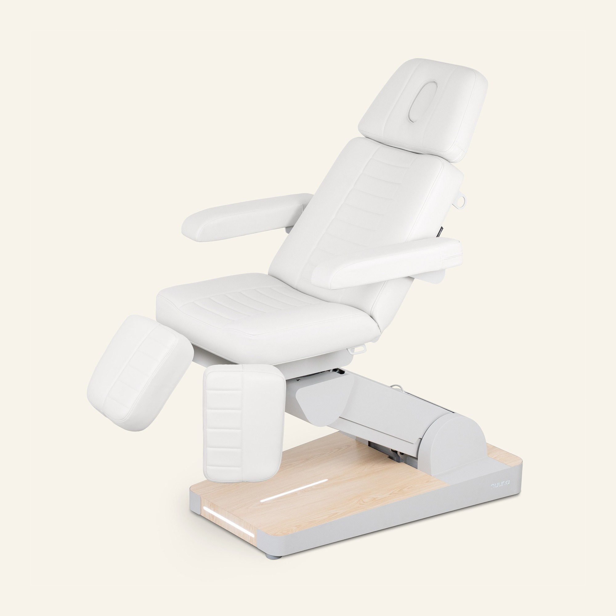 Podologiesessel Nuuna P3 GR Rotation – 3 Motoren, Heizung, drehbar