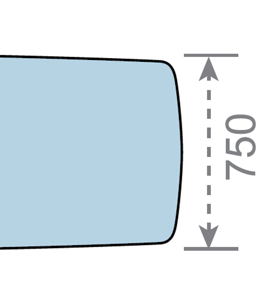 Sonderbreite 75 cm ohne Aufpreis