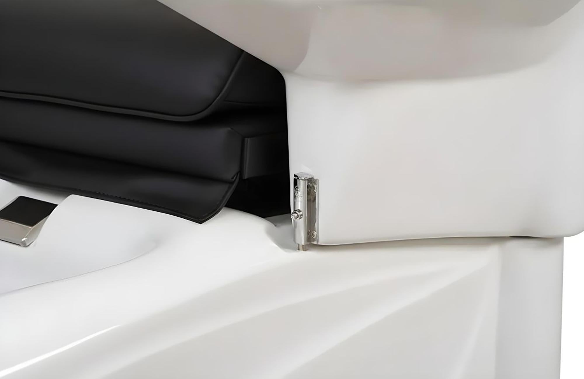 EASE Elektrischer Spa-Stuhl mit Massagefunktion - Shiatsu, Vibration & Kneten | PU Bezug | Pediküre