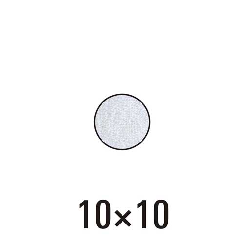 Profi Abreinigungstuch Paddy 10er-Set – Ø10cm, 500g/m², superflauschig, Hotelqualität
