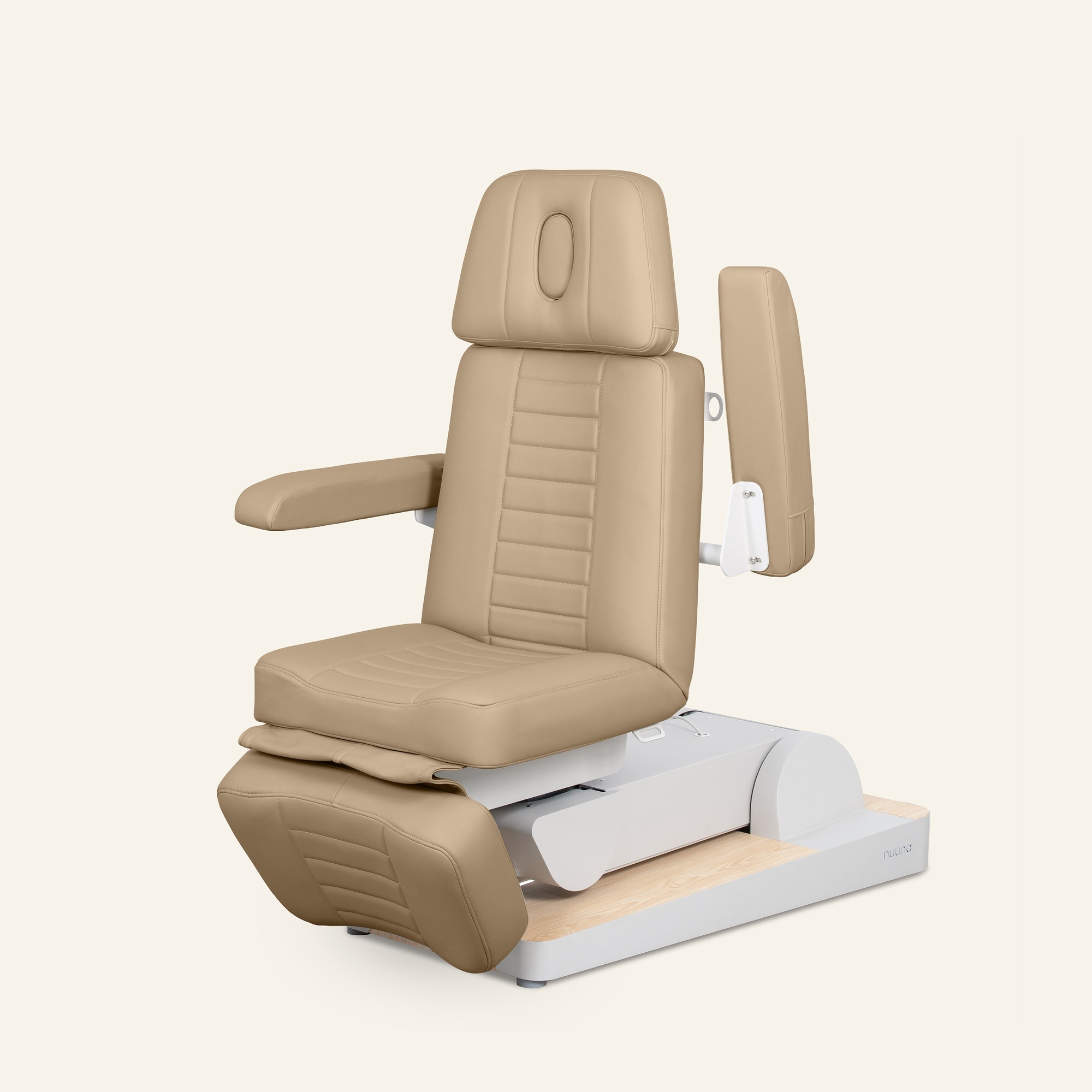 Kosmetikstuhl Nuuna B4 – elektrisch, 4 Motoren, Silky Skin Polsterung