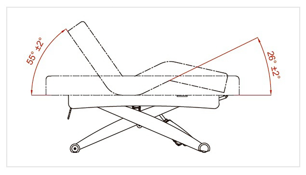 Cyx Plus Massageliege mit 3 unabhängigen Motoren
