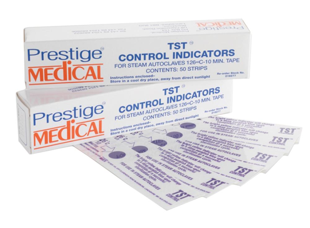 Teststreifen (50 Stück) für den Autoklav Prestige Medical 2100 classic