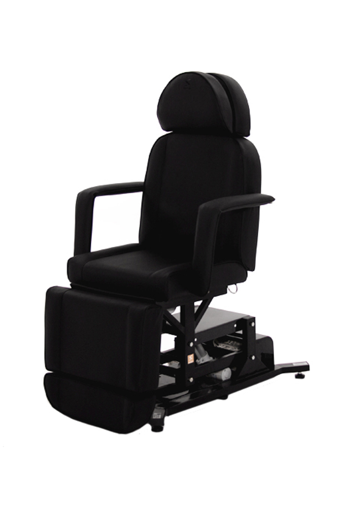 Tattooliege Queen III Comfort schwarz elektrisch 3-motorig optional Heizung & Massagefunktion