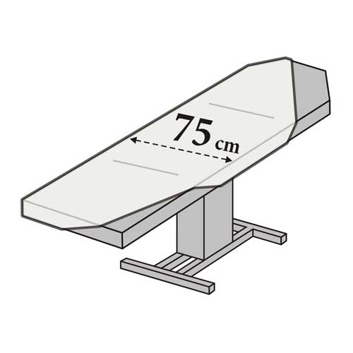 Einmalbezug Massage 21er-Set – Spinnvlies, weiß, passend für 175–195×50–70 cm