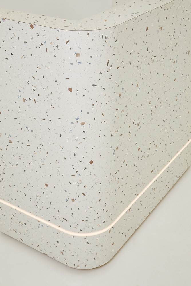 Moon – Empfangstresen mit LED-Beleuchtung
