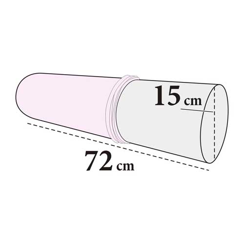 Bezug für Knierolle Maxi – Frottee, 100% Baumwolle, waschbar, für 15×72 cm Rollen