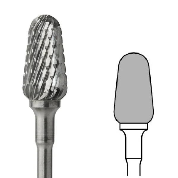 Hartmetallfräser, GE-Verzahnung, 7 mm