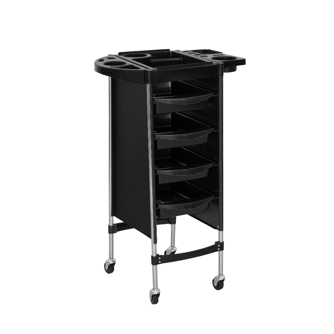 Pile Salon Trolley – Friseurwagen mit vier Schubladen und Flügeln
