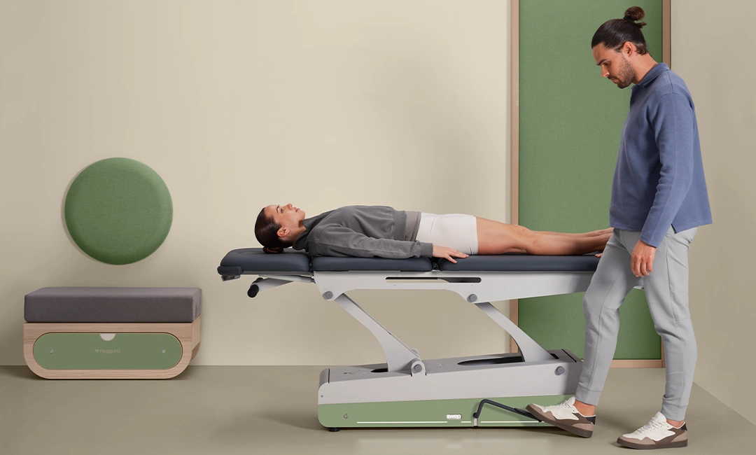 Physiotherapieliege Swop 3F Hydro – hydraulisch, 3-teilig