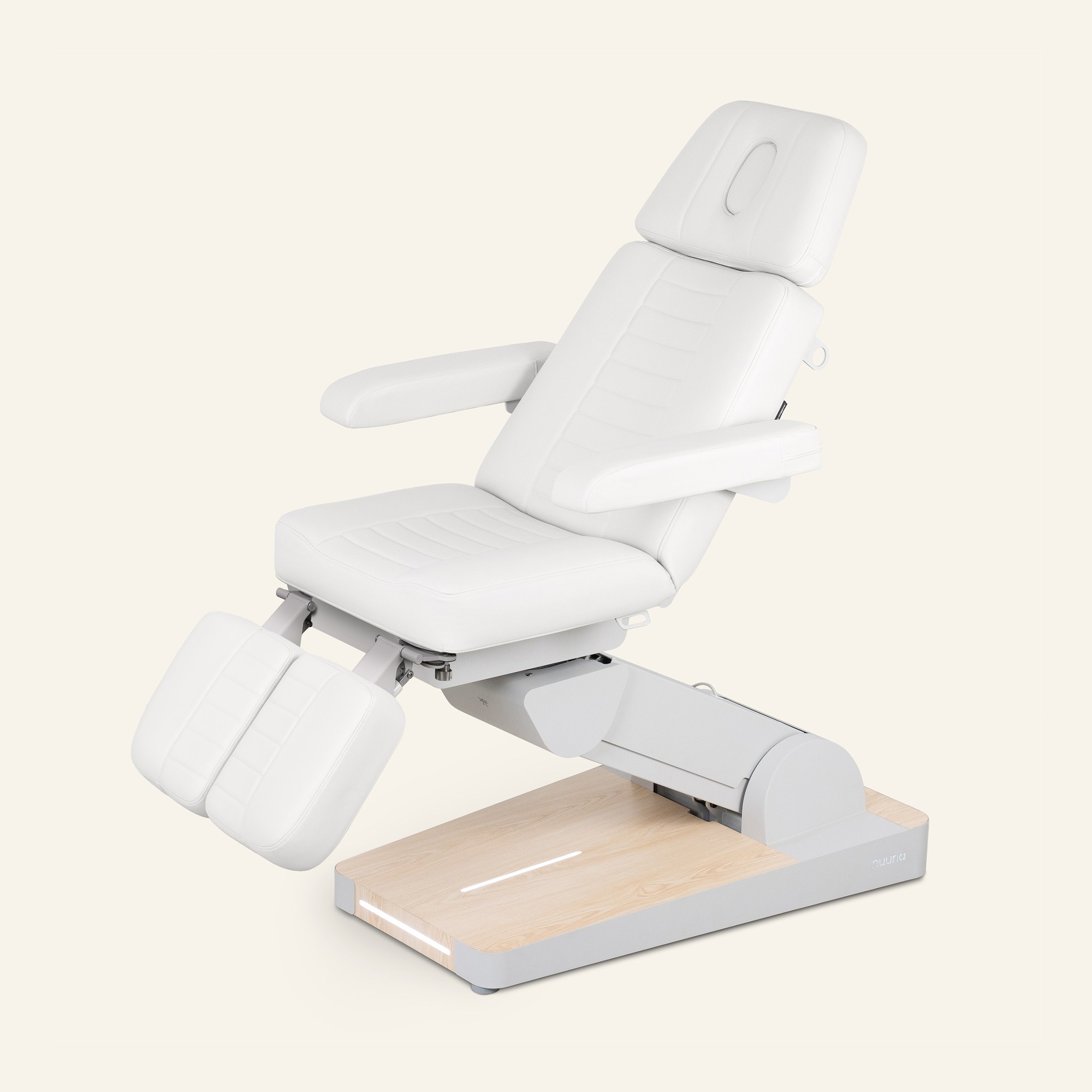 Podologiesessel Nuuna P3 GR Rotation – 3 Motoren, Heizung, drehbar