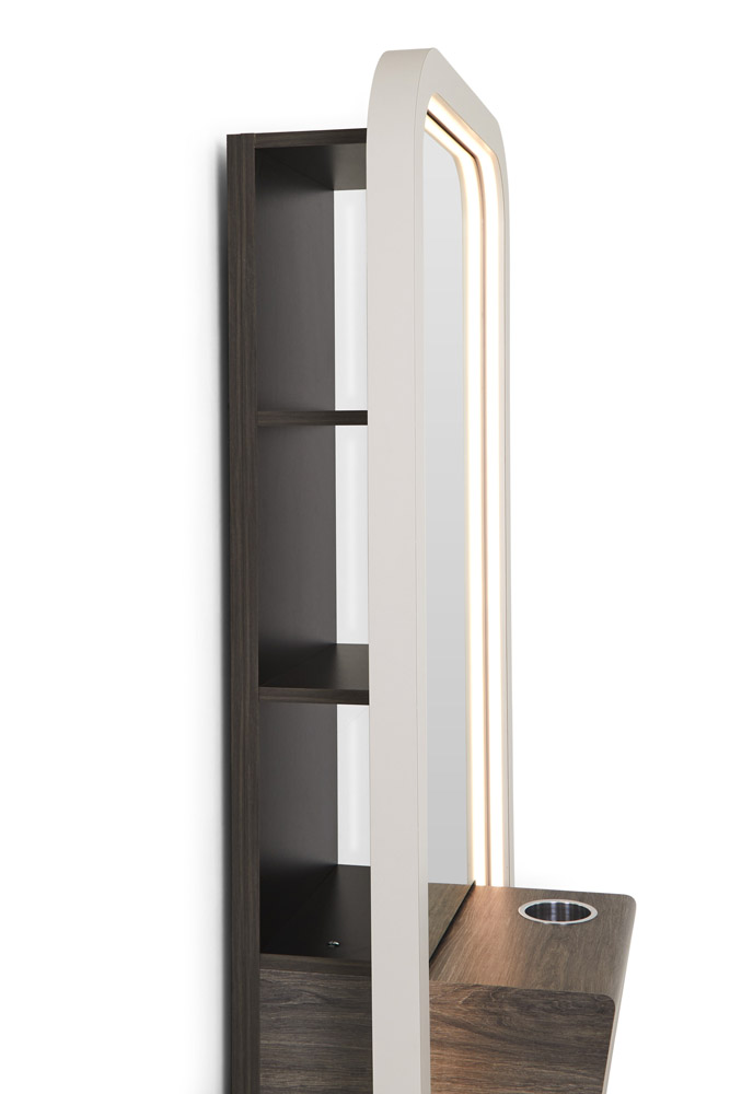 Flame – Spiegel mit LED-Beleuchtung
