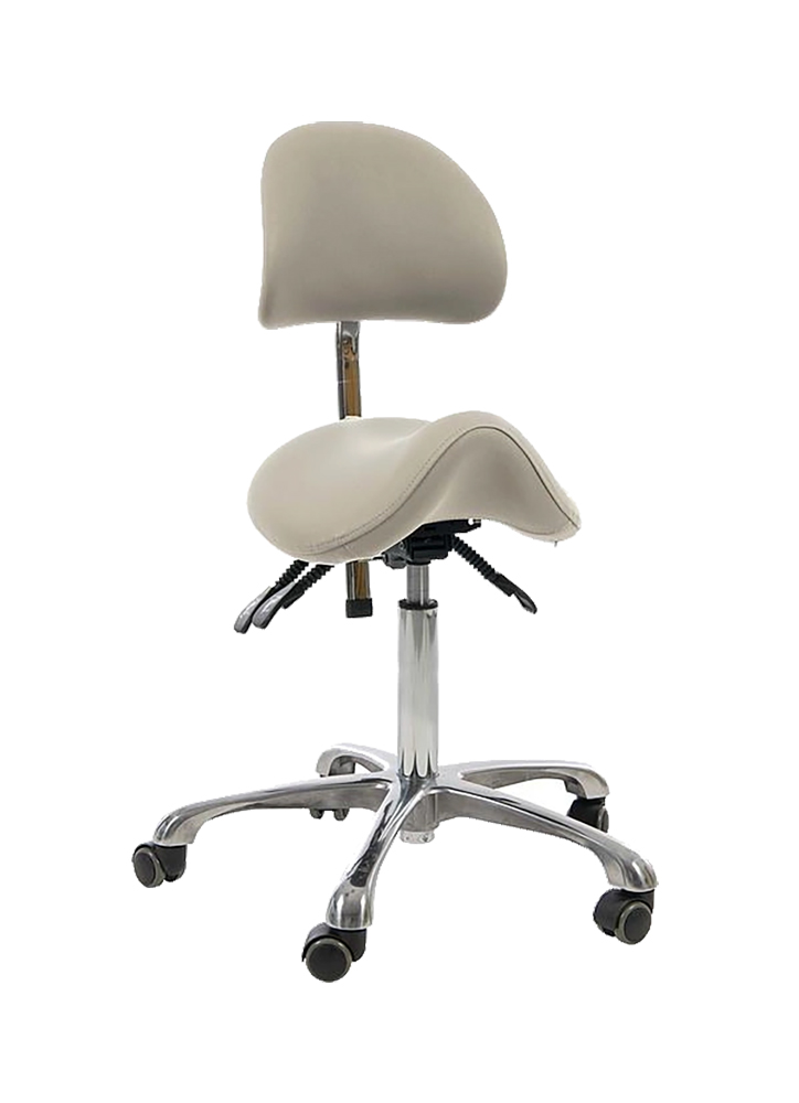 Saddle Stool with Backrest