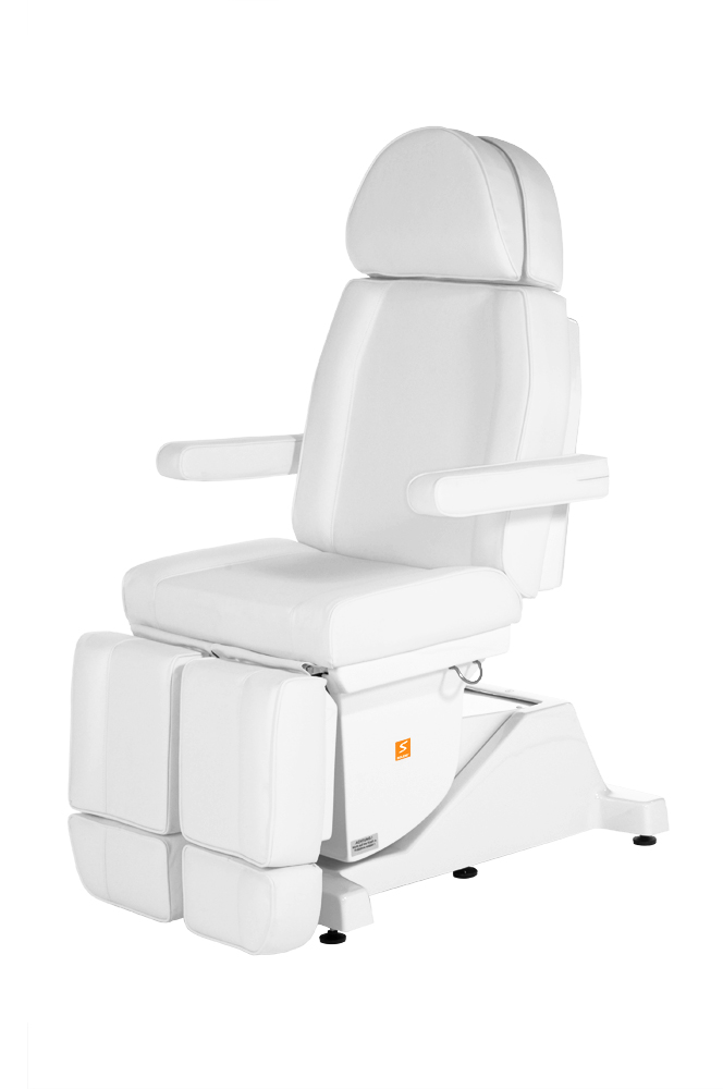 Fußpflegestuhl Queen Foot III Comfort 5-motorig elektrisch optional Heizung & Massagefunktion