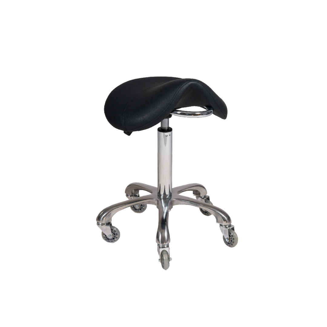 Action Stool – Ergonomischer Sattelhocker mit Silikonrädern