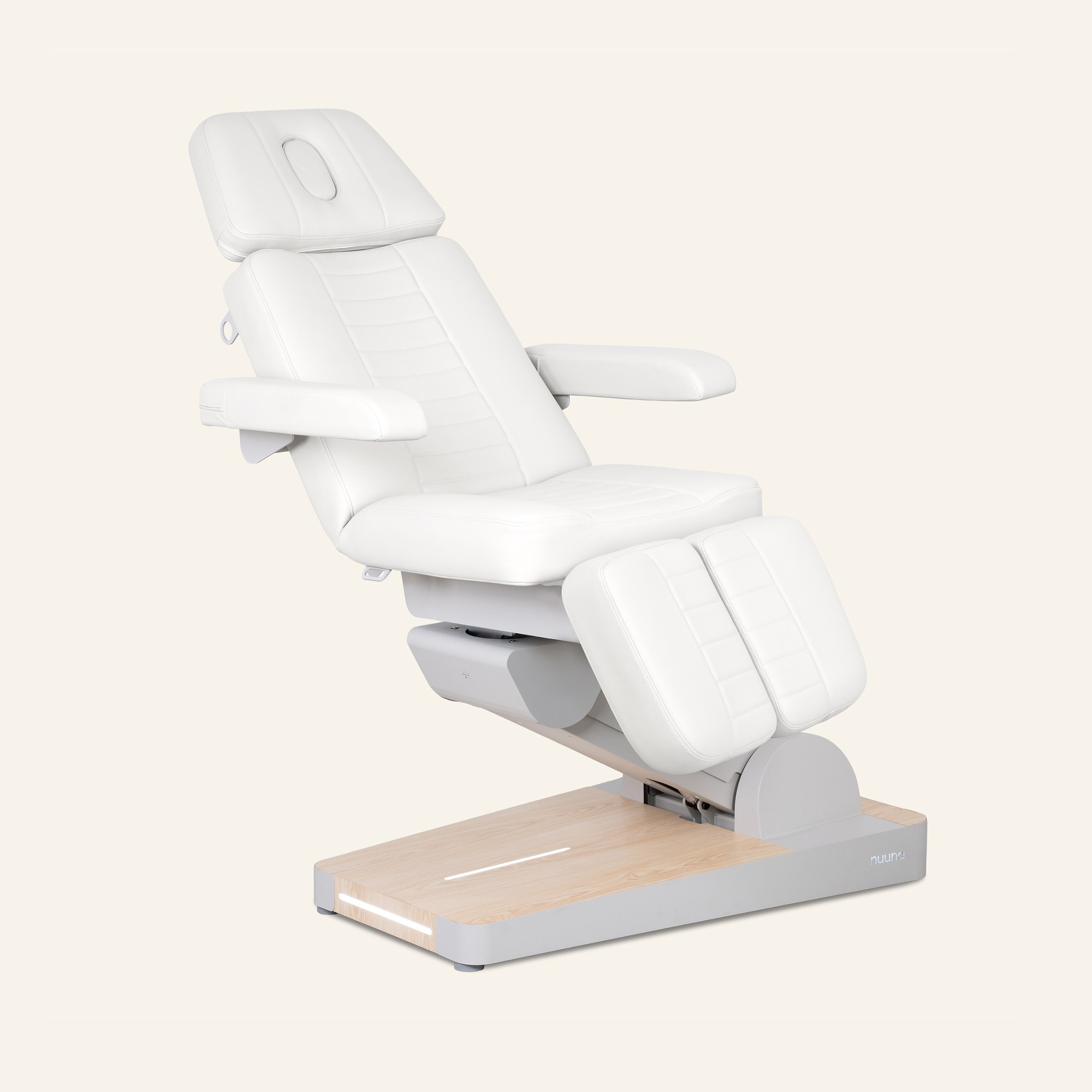 Podologiesessel Nuuna P3 GR Rotation – 3 Motoren, Heizung, drehbar