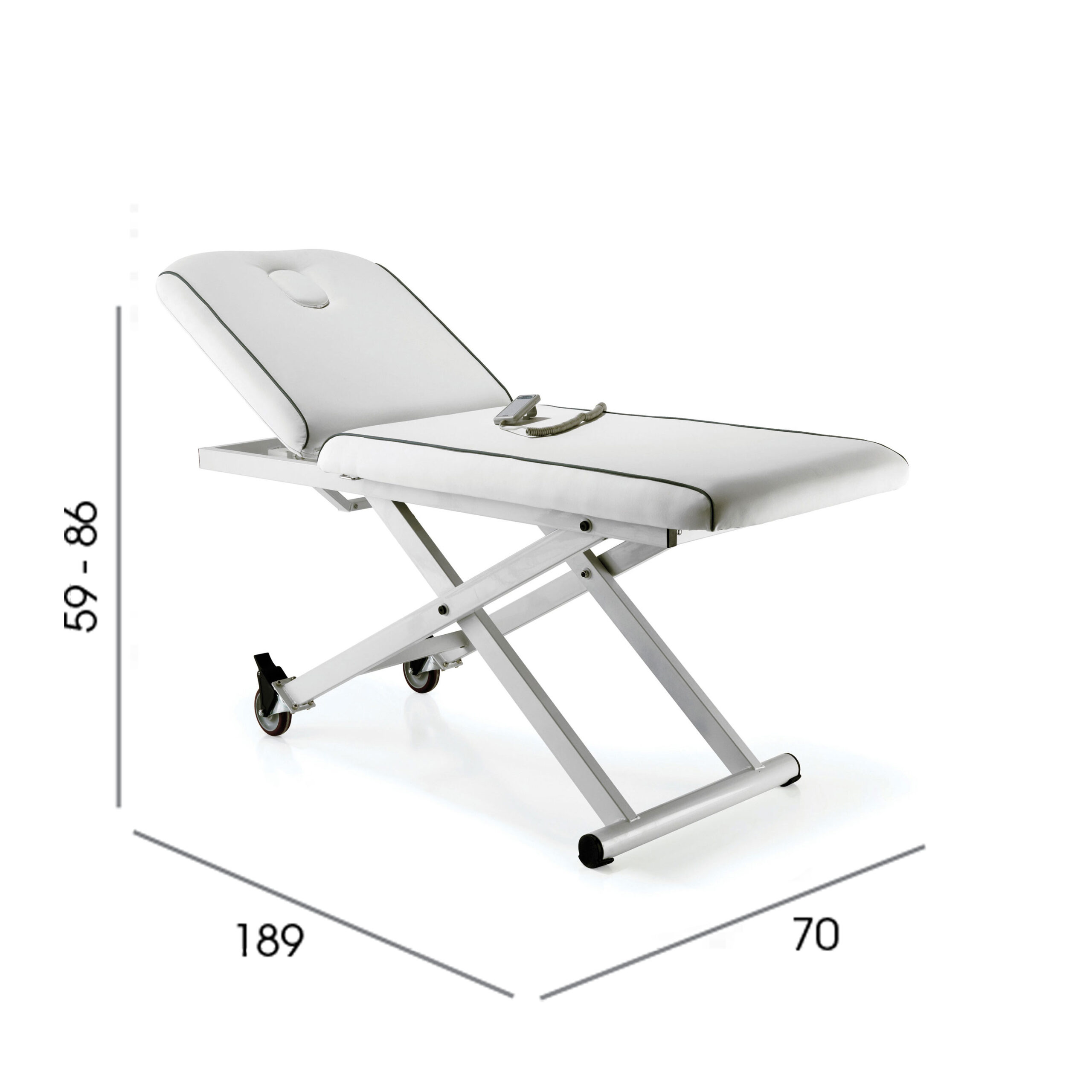 Excel Standard – elektrische Massageliege mit Gasdruckverstellung