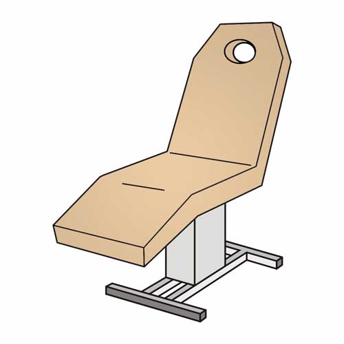 Kosmetikliegenbezug mit Loch – Frottee Spannbezug 175–195 cm waschbar 90 °C