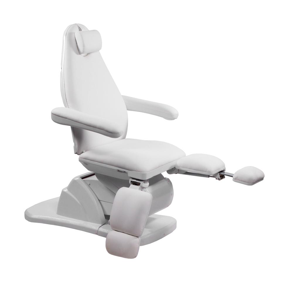 Fußpflegestuhl Queen Foot XIV Classic 3-motorig Perle