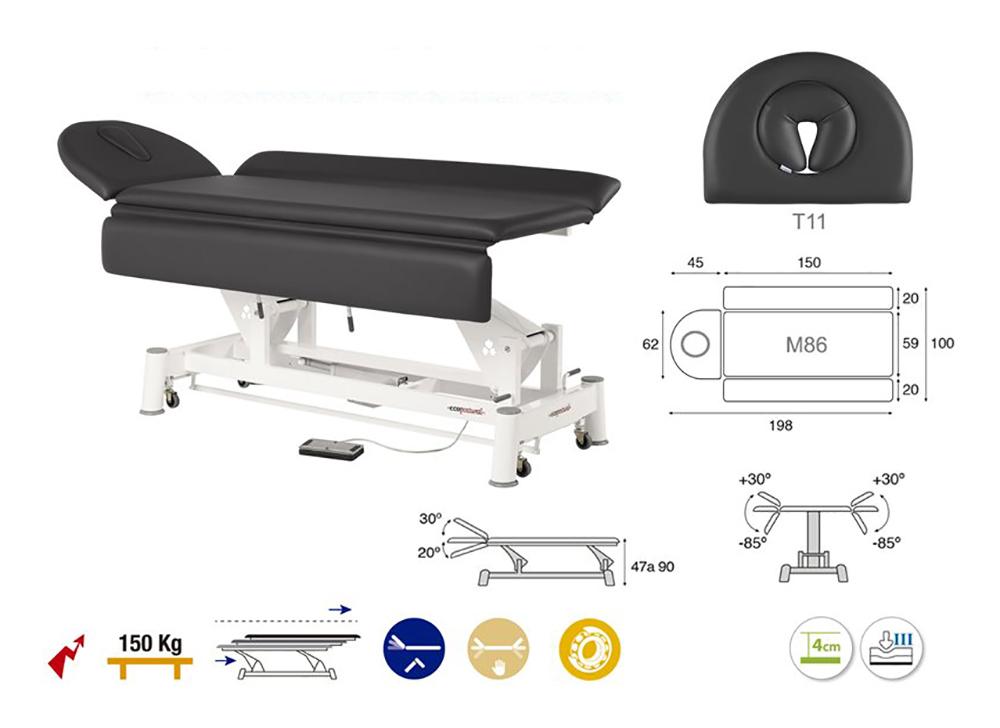 Massageliege C5506 elektrisch