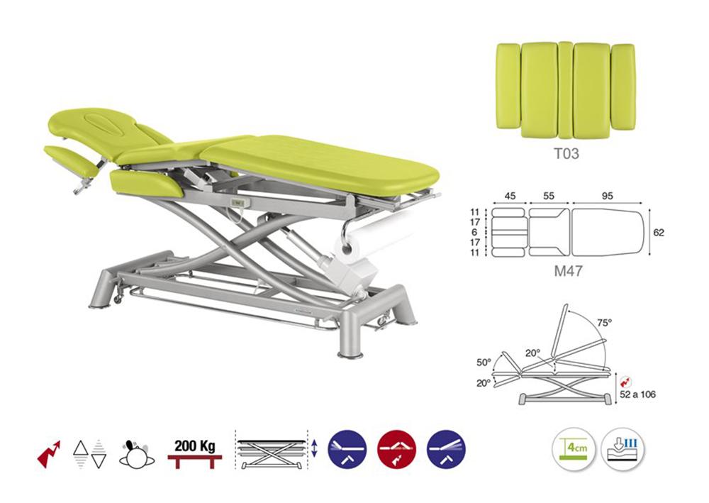 Massageliege C7931 elektrisch