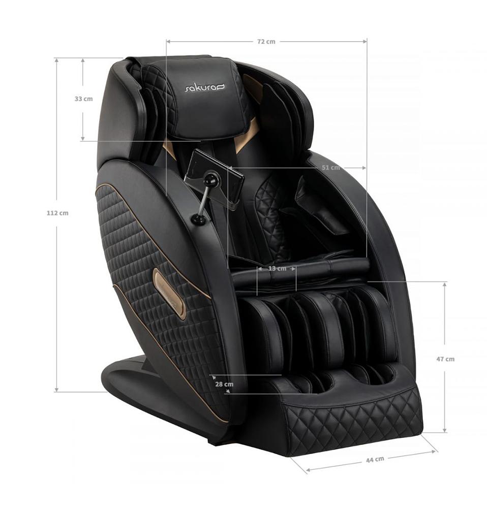 Sakura Massagesessel Standard 801 schwarz