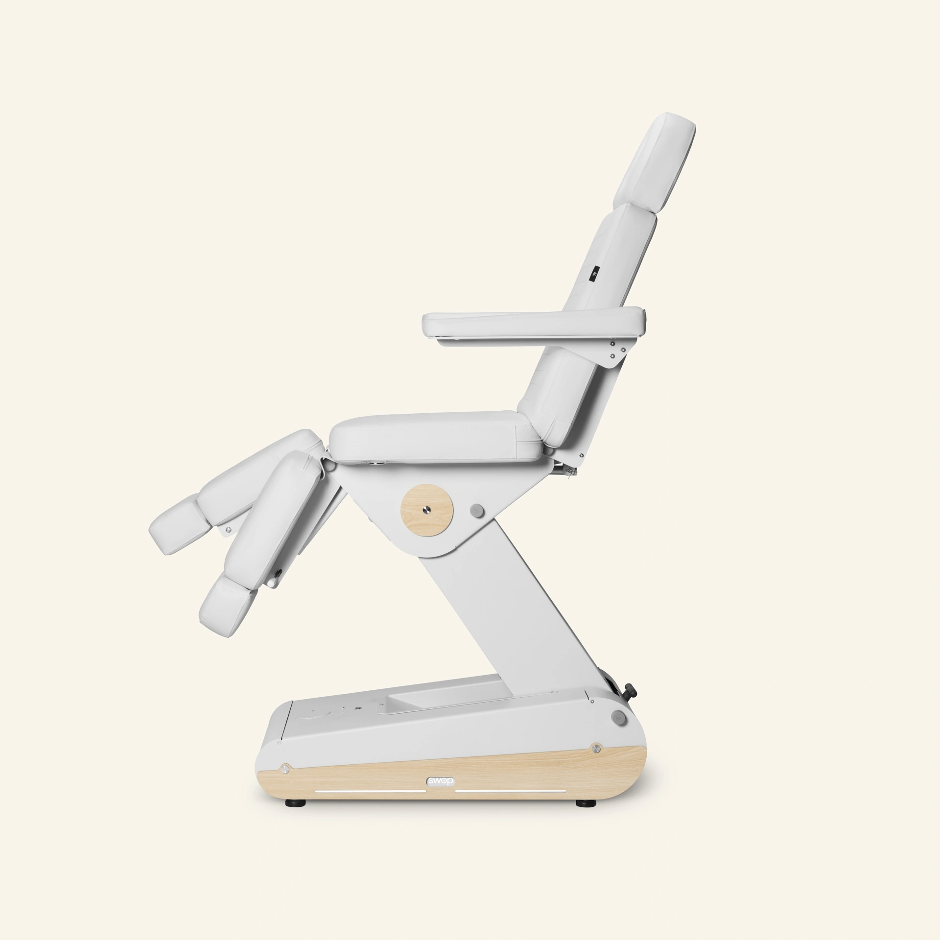 Fußpflegestuhl Podologiestuhl Swop P3 PRO elektrisch Physio Podologie weiß