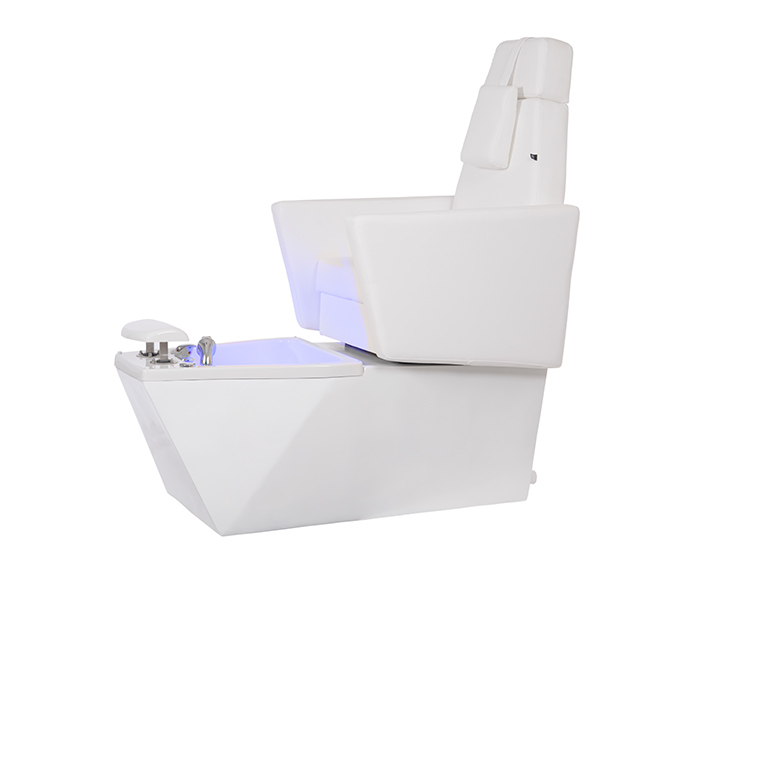 SPA Fußpflegestuhl elektrisch Whirlpool LED höhenverstellbar Armlehnen GENTLE