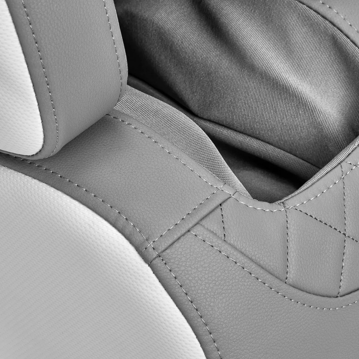 Sakura Massagesessel Classic 306 Weiß-Grau