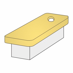 Ayurvedaliegenbezug (mit Loch) Superstretch-Frottee für 190–200 x 90–100 cm Liegen